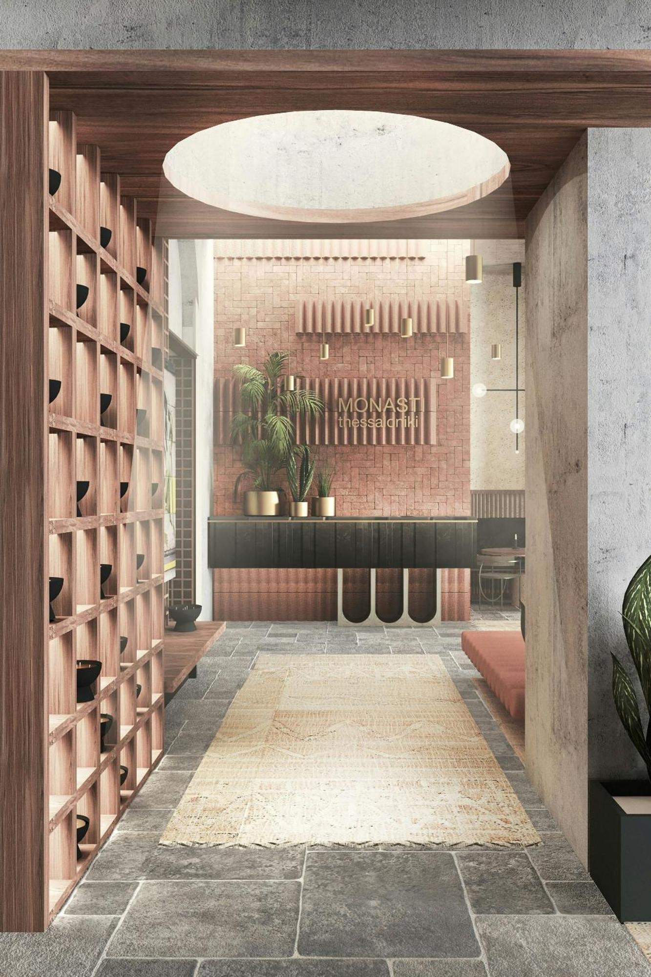 Monasty, Thessaloniki, Autograph Collection Hotel Exterior foto The lobby of the hotel